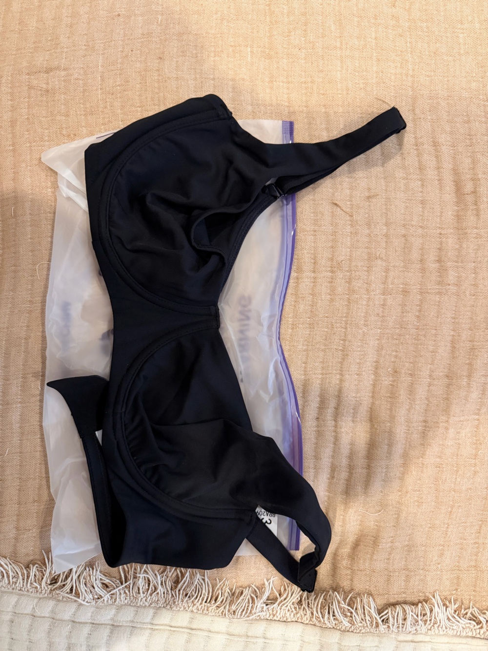 Smooth Support Underwire Bra - Black